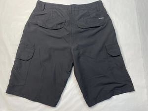 Burnside Mens Hybrid Swim Board‎ Shorts Size 34 Solid Black Cargo size 30